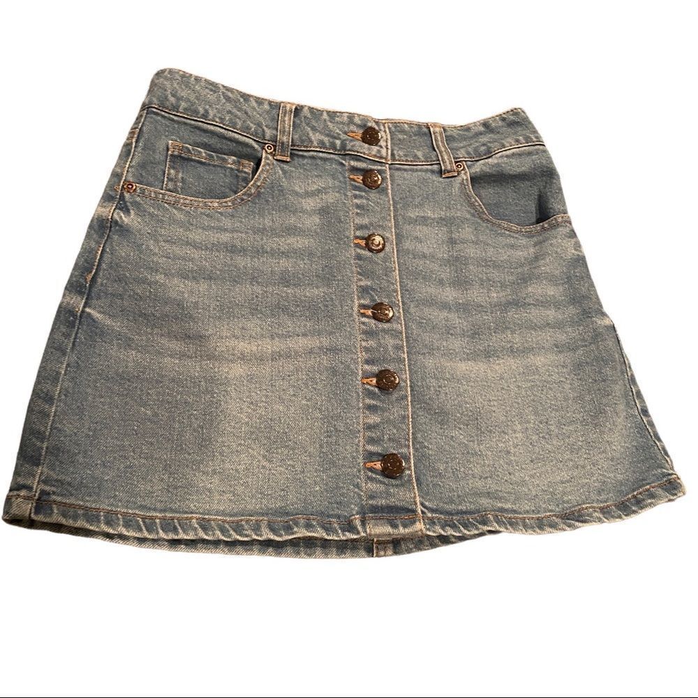 Harper Blue Jean Mini Skirt